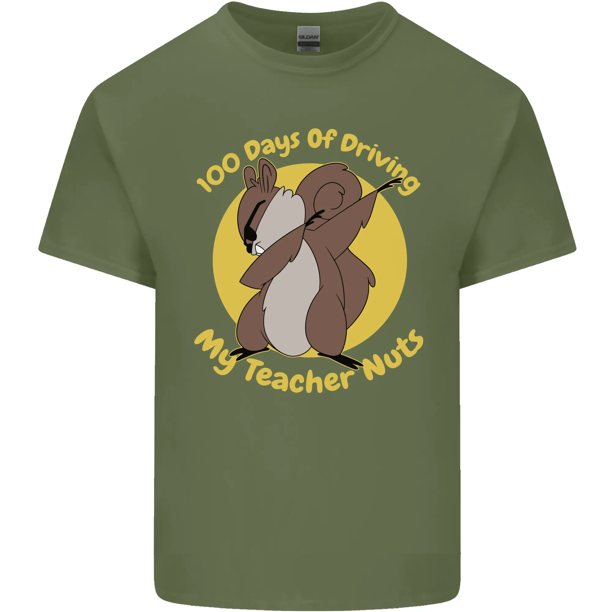 100 Days of Driving My Teacher Nuts Mens Light Cotton T-Shirt