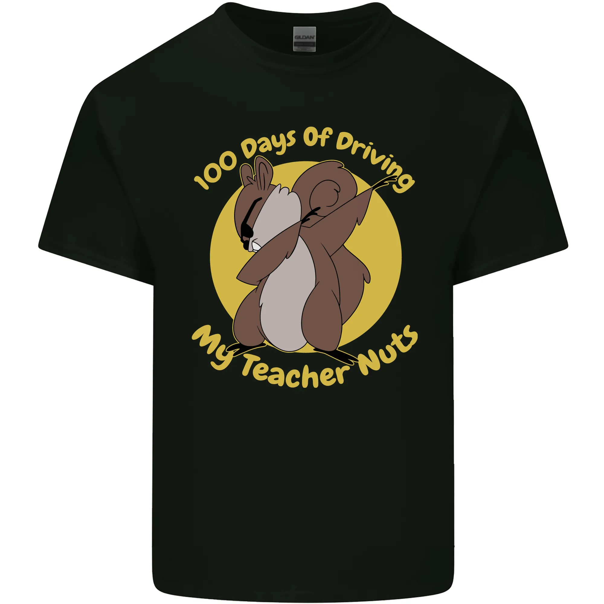 100 Days of Driving My Teacher Nuts Mens Light Cotton T-Shirt