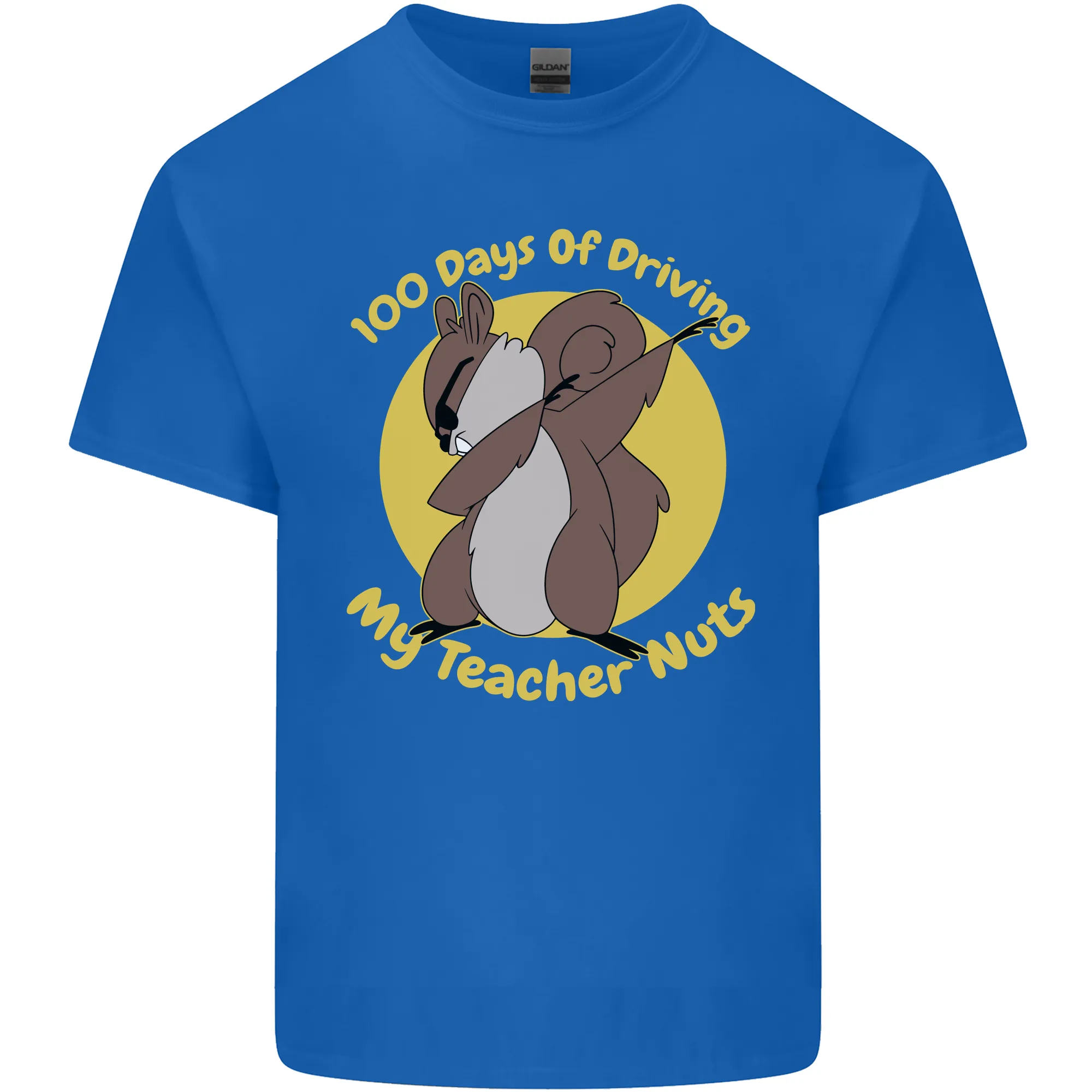 100 Days of Driving My Teacher Nuts Mens Light Cotton T-Shirt