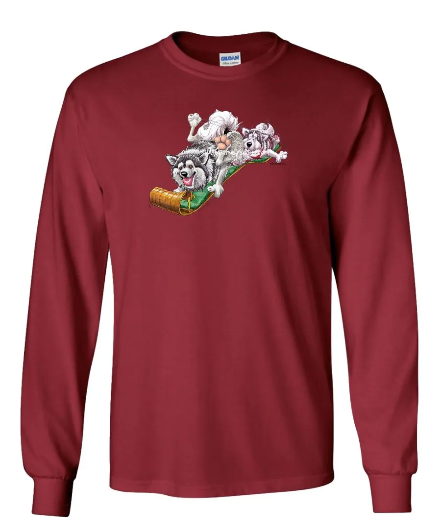 Alaskan Malamute - Toboggan - Mike's Faves - Long Sleeve T-Shirt