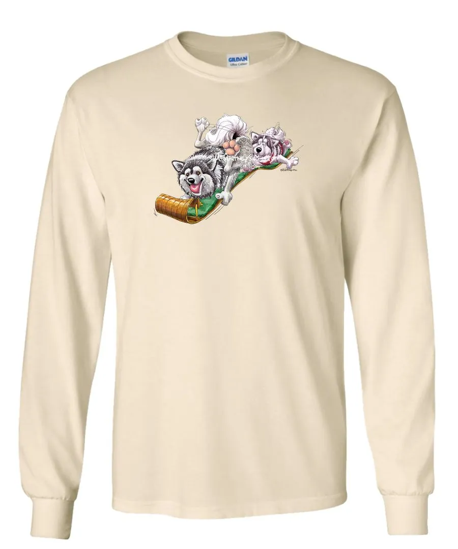 Alaskan Malamute - Toboggan - Mike's Faves - Long Sleeve T-Shirt