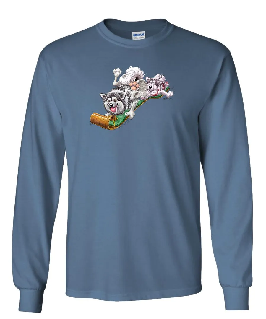 Alaskan Malamute - Toboggan - Mike's Faves - Long Sleeve T-Shirt