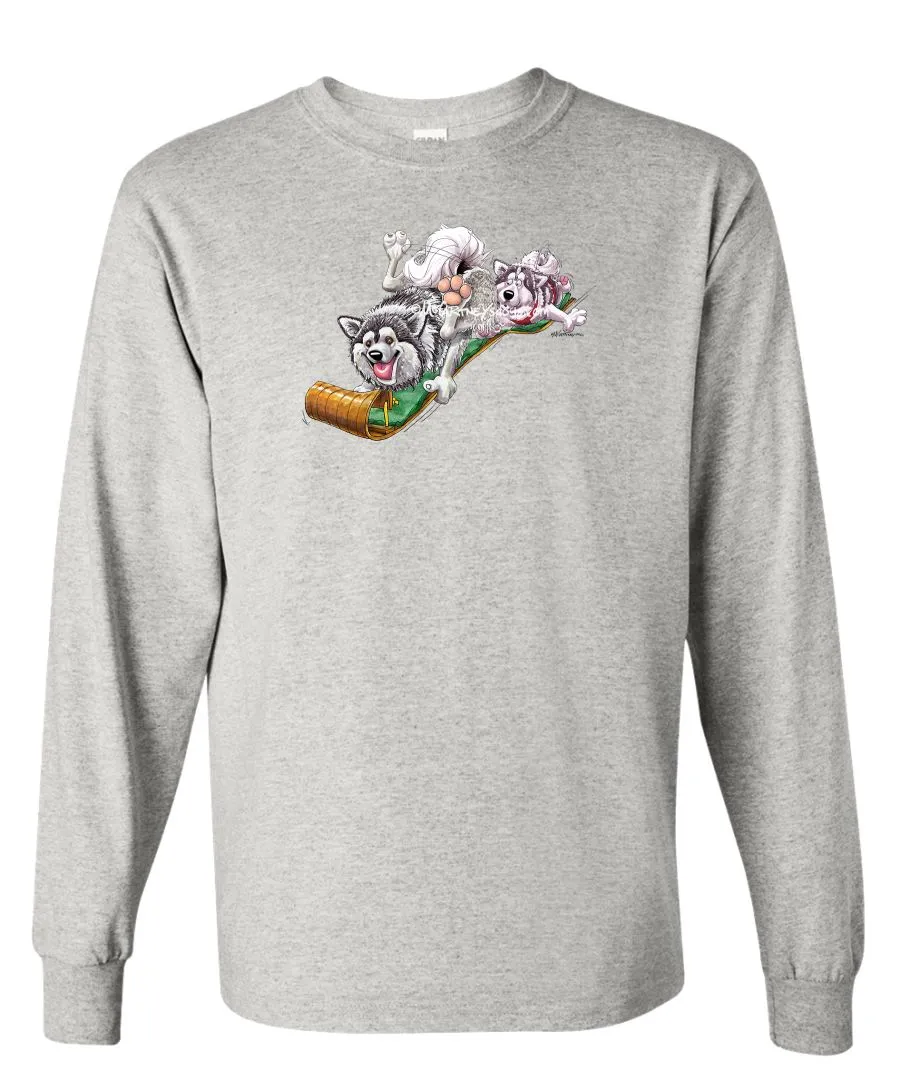 Alaskan Malamute - Toboggan - Mike's Faves - Long Sleeve T-Shirt