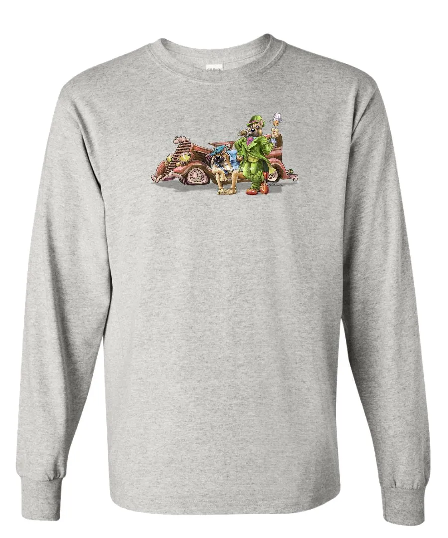 American Staffordshire Terrier - Rusty Car - Mike's Faves - Long Sleeve T-Shirt