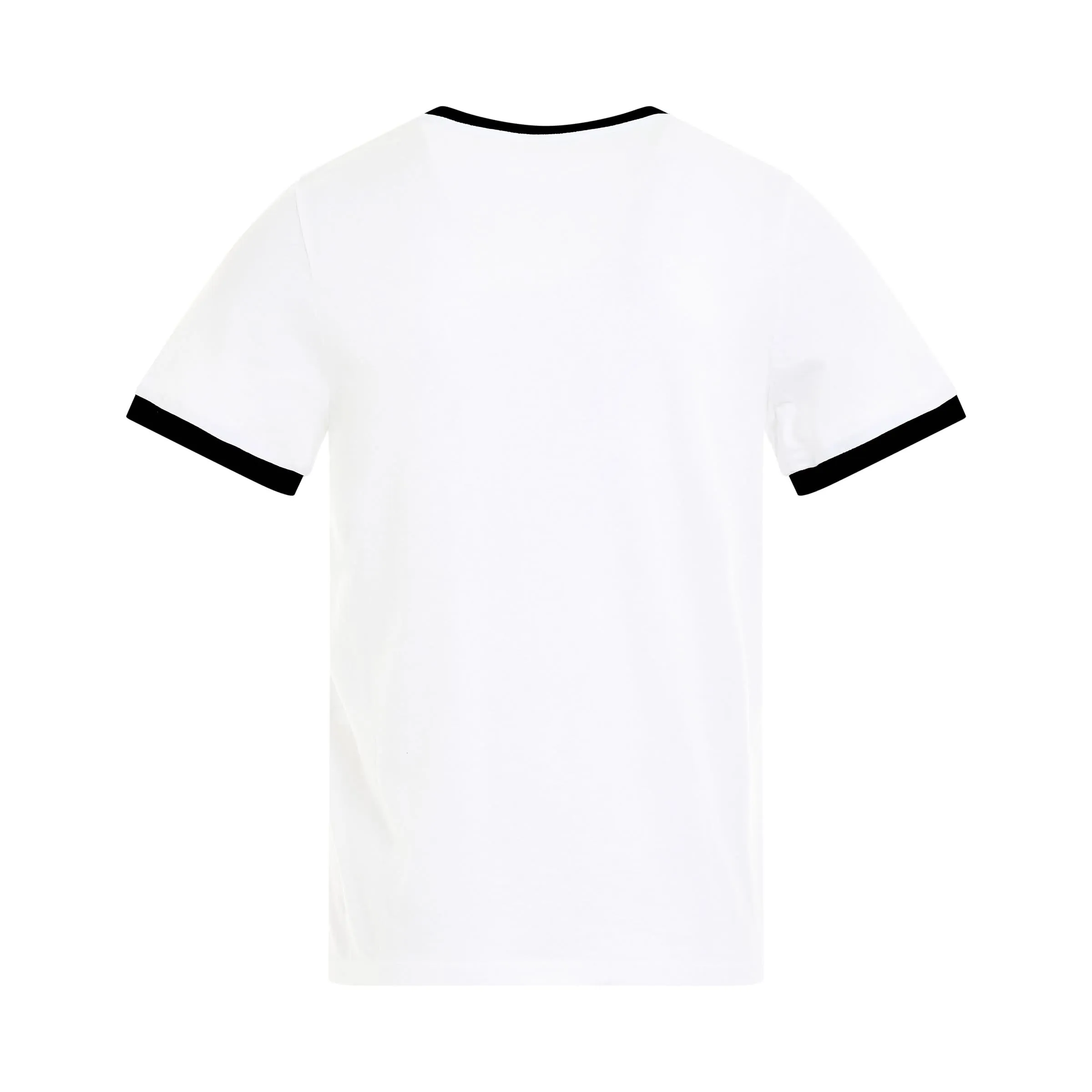 Anagram Contrast T-Shirt in White/Black