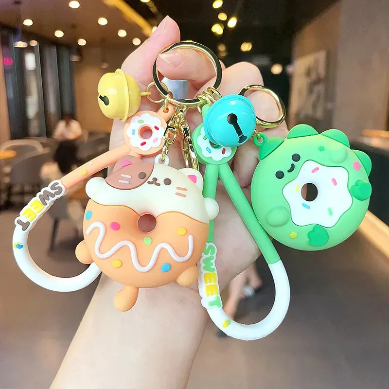 Animal Donut Friend Keychains