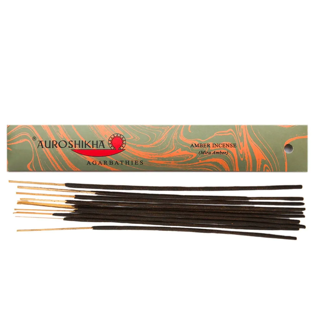 Auroshikha Amber Incense - 10 Gram Pack