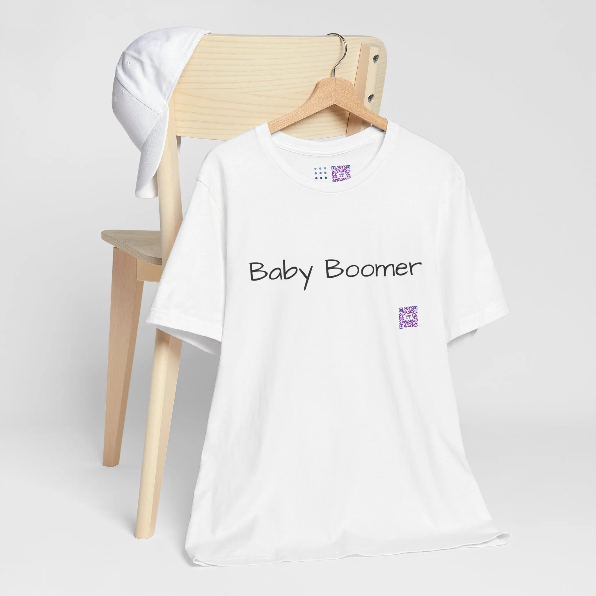 Baby Boomer T-Shirt, Funny Baby Boomer Tee, Humorous Graphic T-Shirt, Trendy Baby Boomer Shirt, Cool Printed Boomer Top