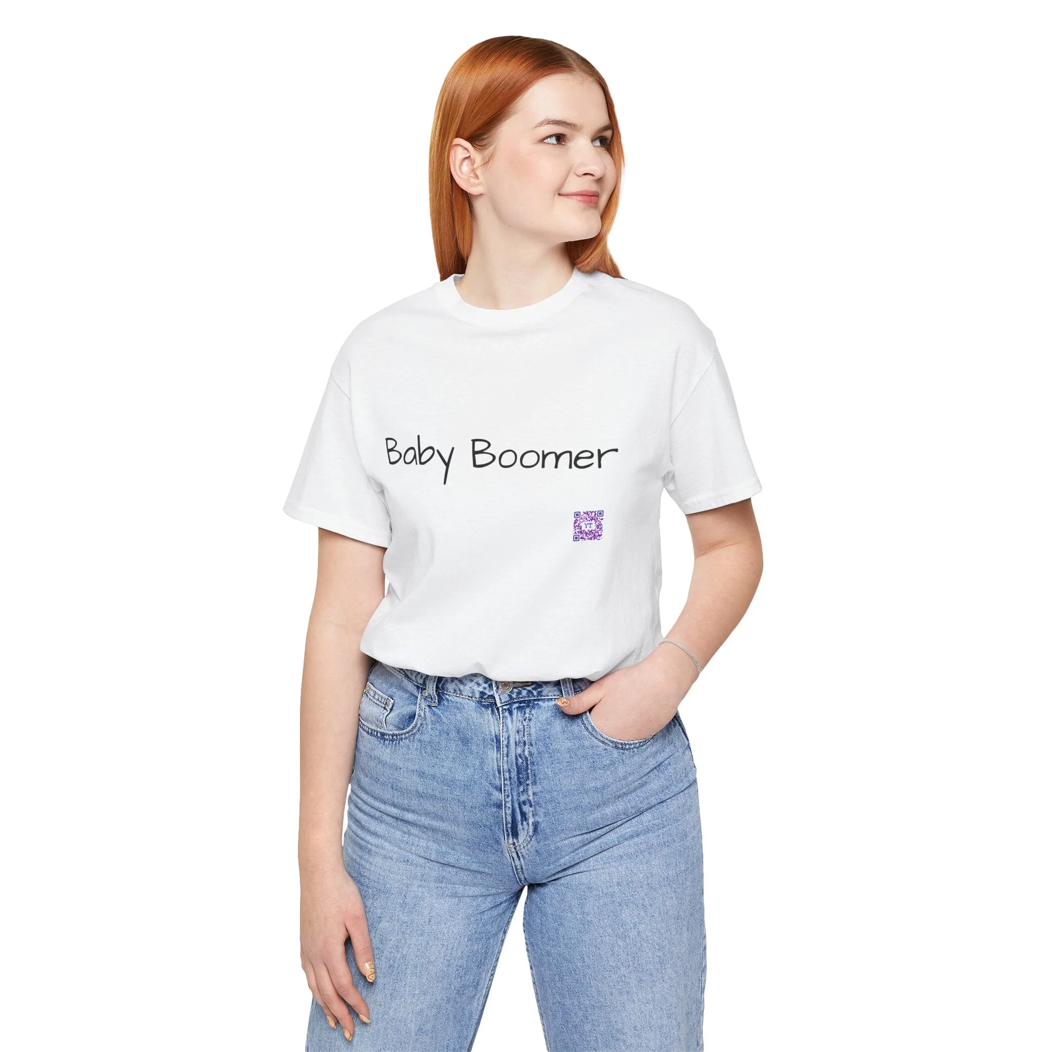 Baby Boomer T-Shirt, Funny Baby Boomer Tee, Humorous Graphic T-Shirt, Trendy Baby Boomer Shirt, Cool Printed Boomer Top