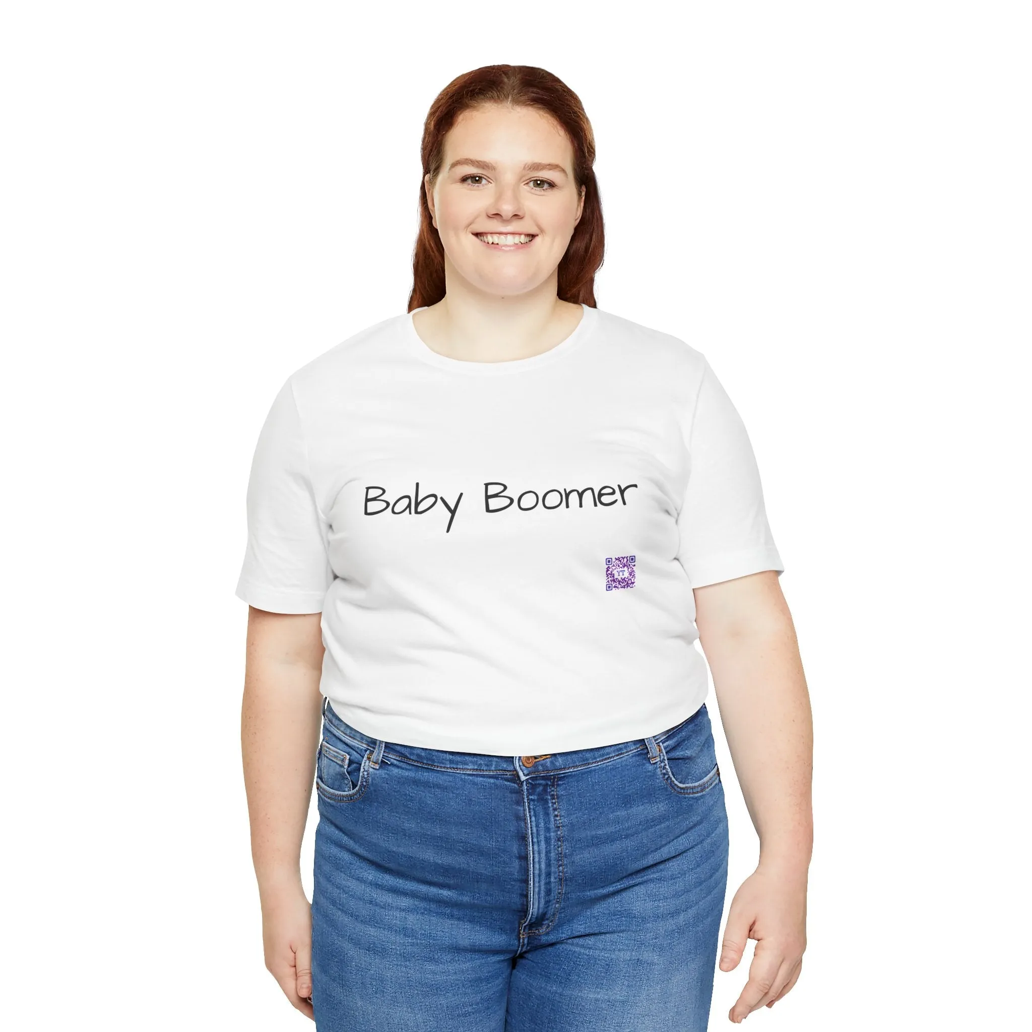 Baby Boomer T-Shirt, Funny Baby Boomer Tee, Humorous Graphic T-Shirt, Trendy Baby Boomer Shirt, Cool Printed Boomer Top