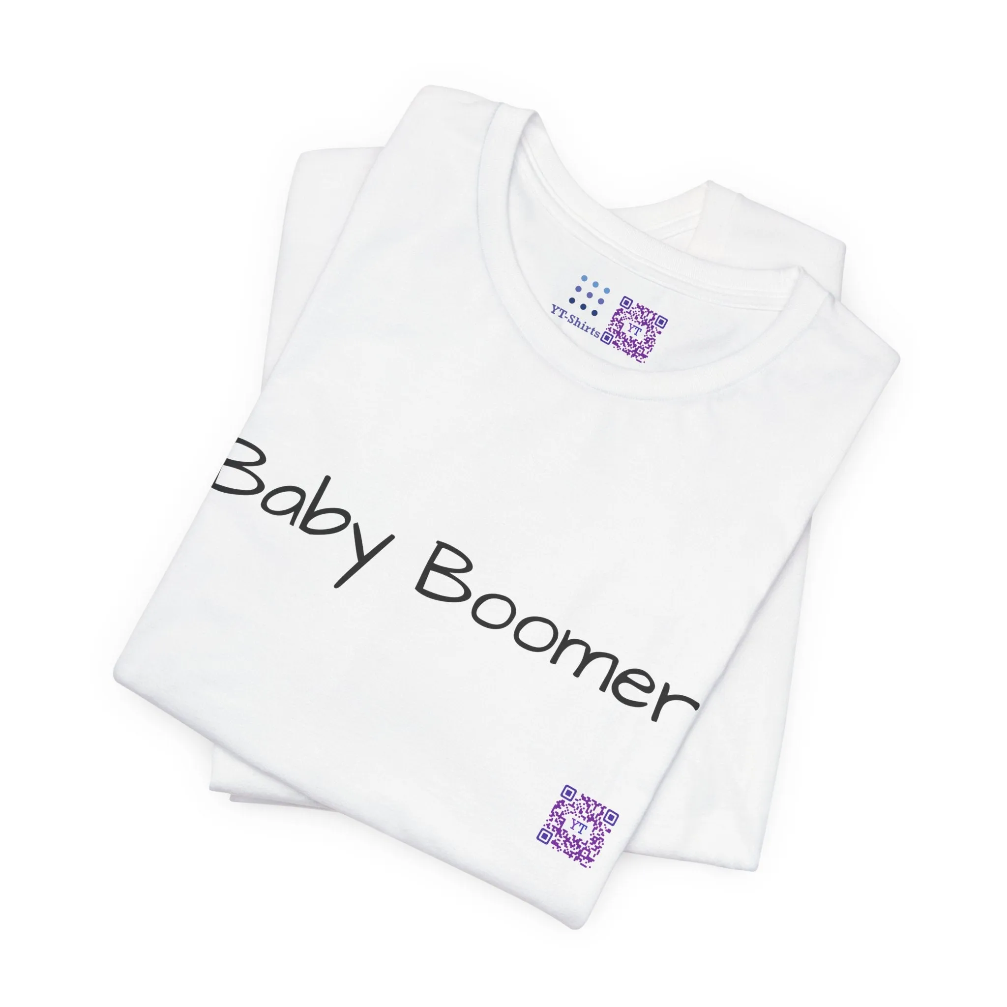 Baby Boomer T-Shirt, Funny Baby Boomer Tee, Humorous Graphic T-Shirt, Trendy Baby Boomer Shirt, Cool Printed Boomer Top