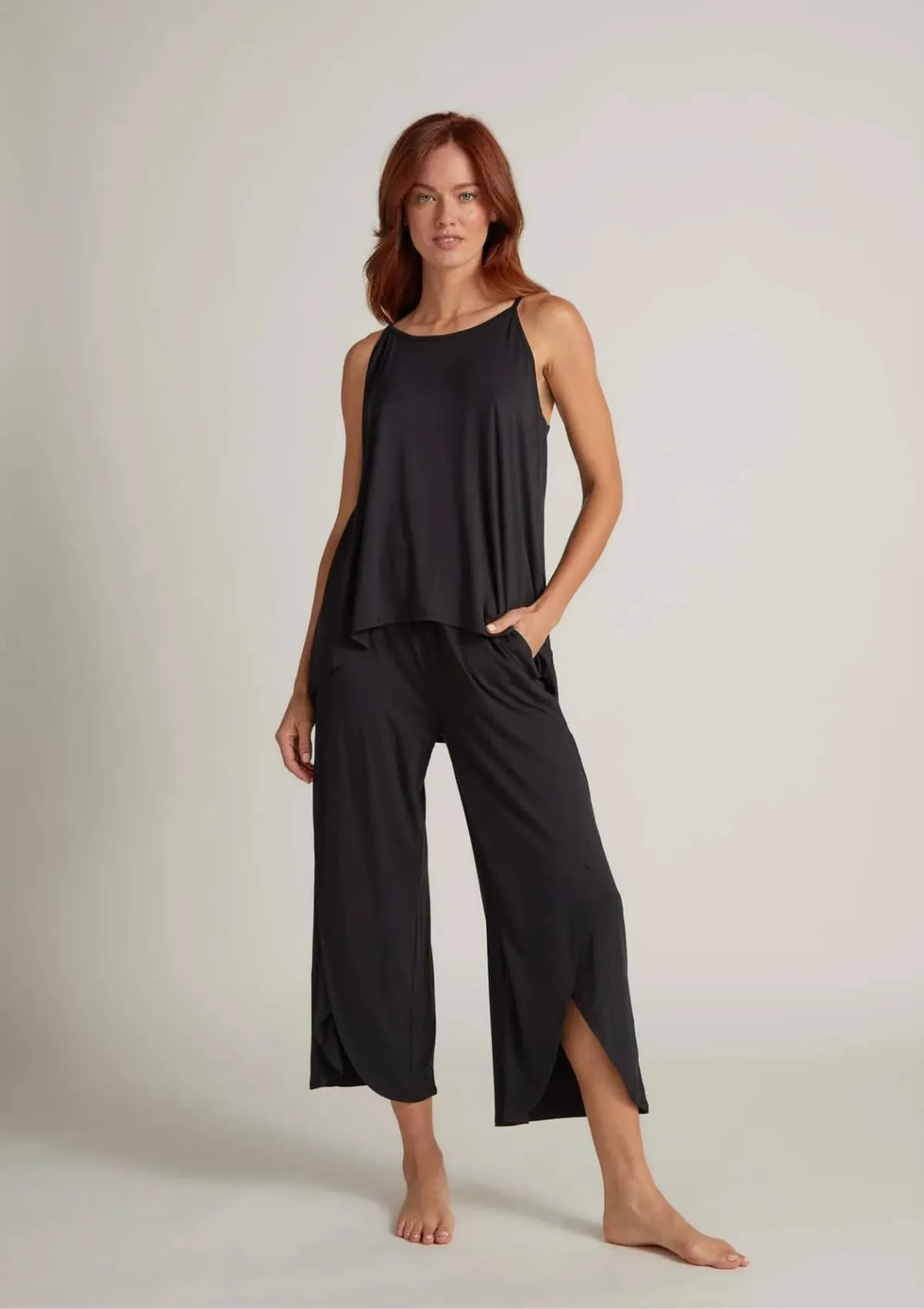 Bamboo Tulip Pant - Black