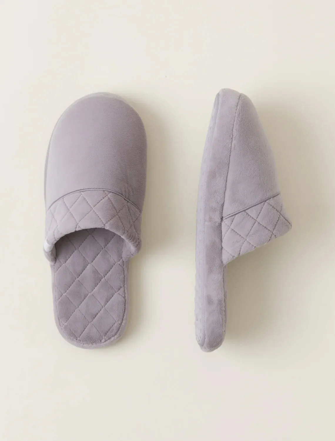 Barefoot Dreams LuxeChic® Slippers in Beach Rock