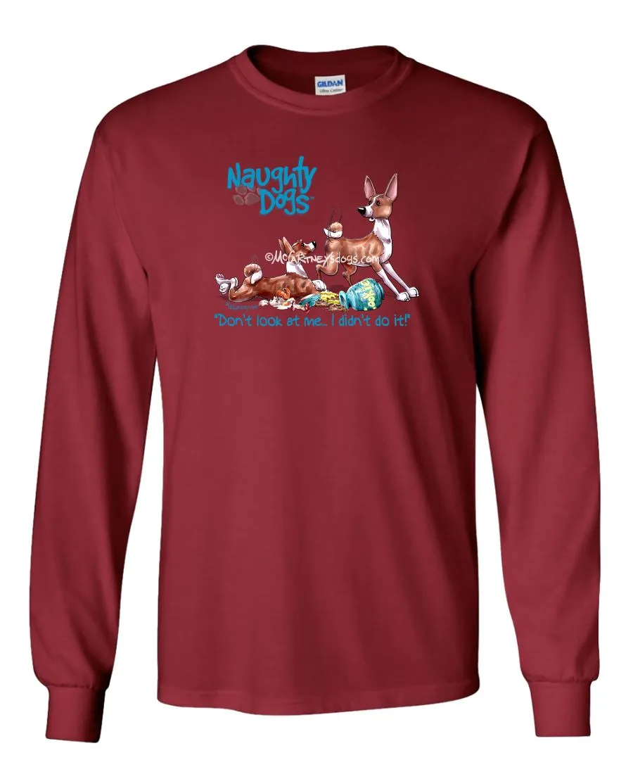 Basenji - Naughty Dog - Mike's Faves - Long Sleeve T-Shirt