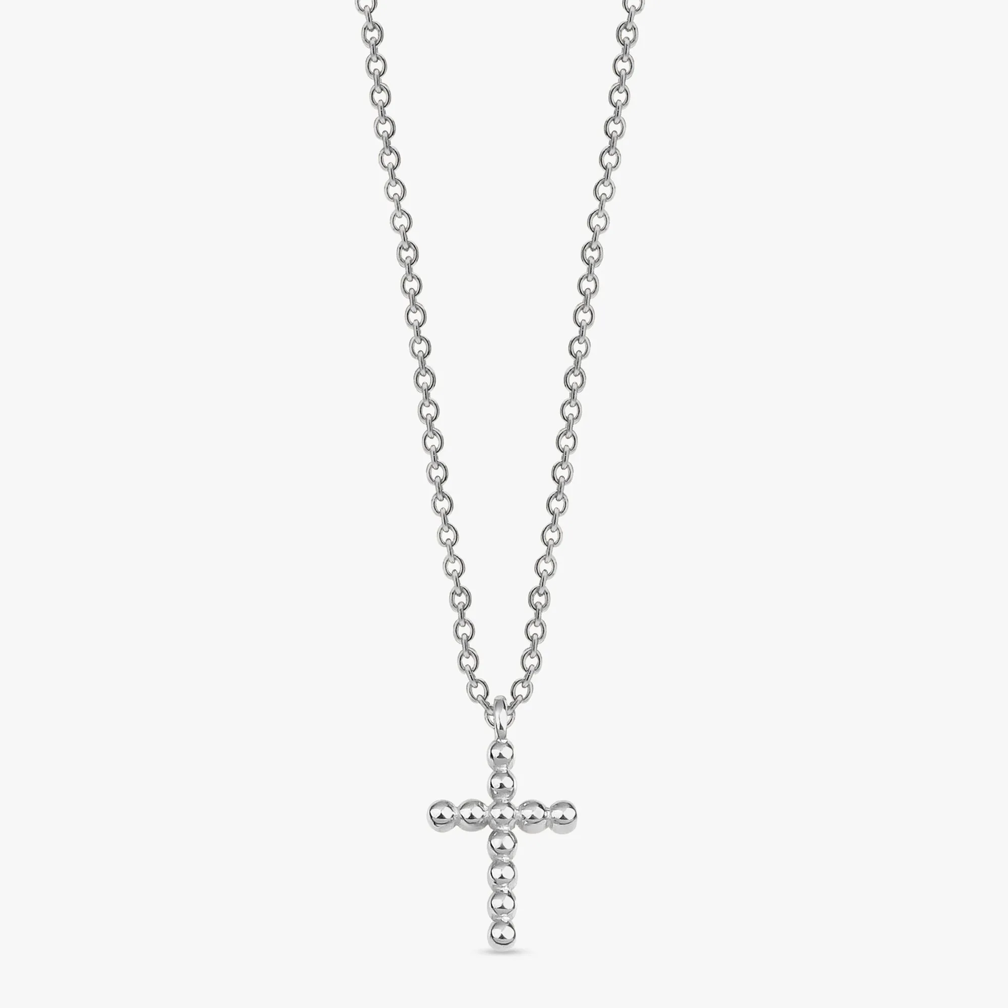 Beaded Cross Necklace, Miriam