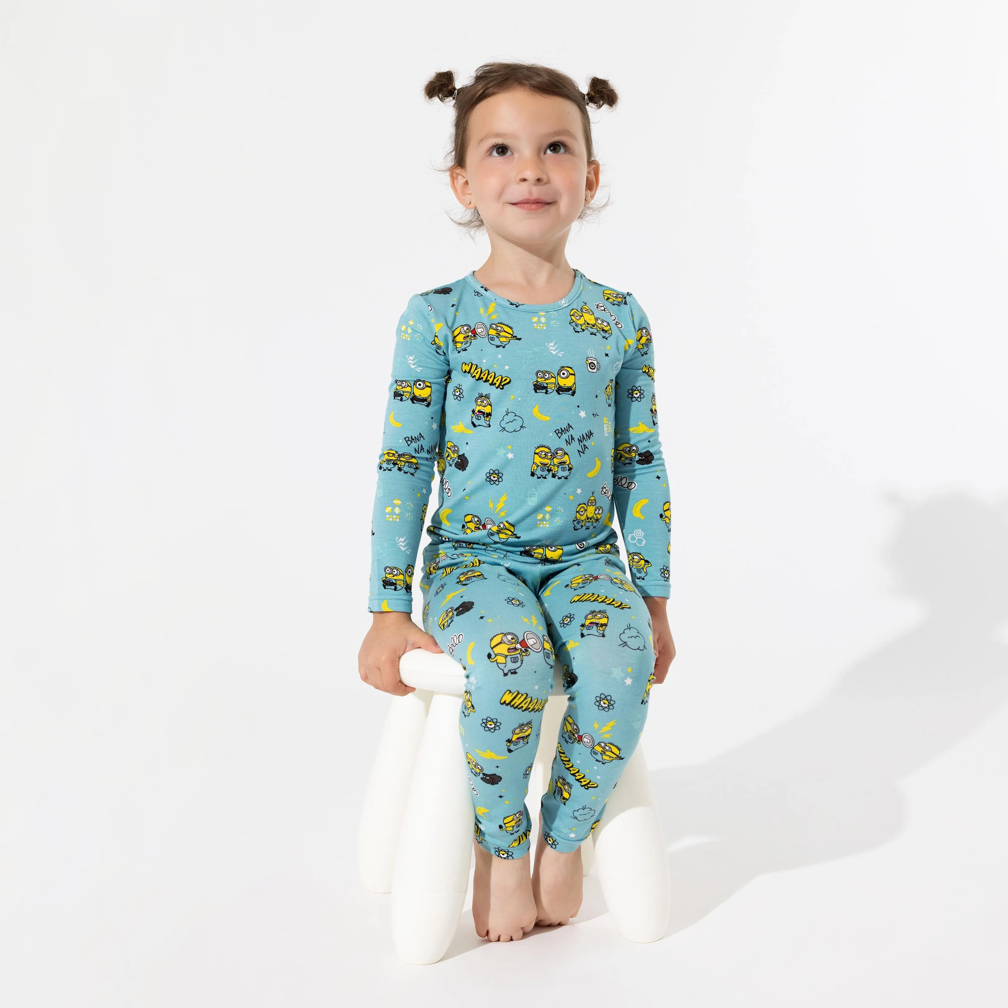 Bellabu Bear 2 piece PJ Set - Minions Banana