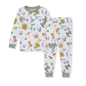 Burt's Bees Organic Snug Fit Two-Piece Pajamas Halloween Treats