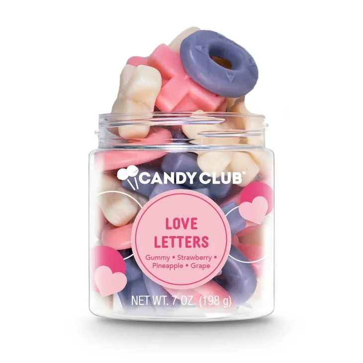 Candy Club Love Letters Gummy Candy