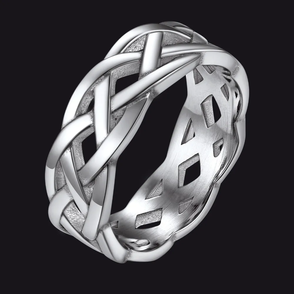 Christian Jesus Crown of Thorns Ring for Men