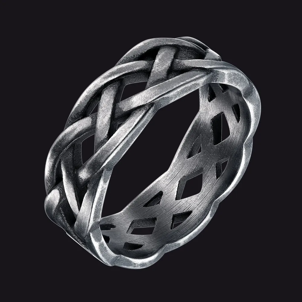 Christian Jesus Crown of Thorns Ring for Men