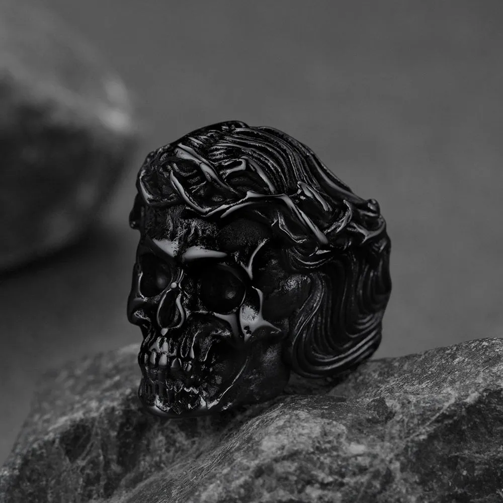 Christian Jesus Crown of Thorns Ring for Men