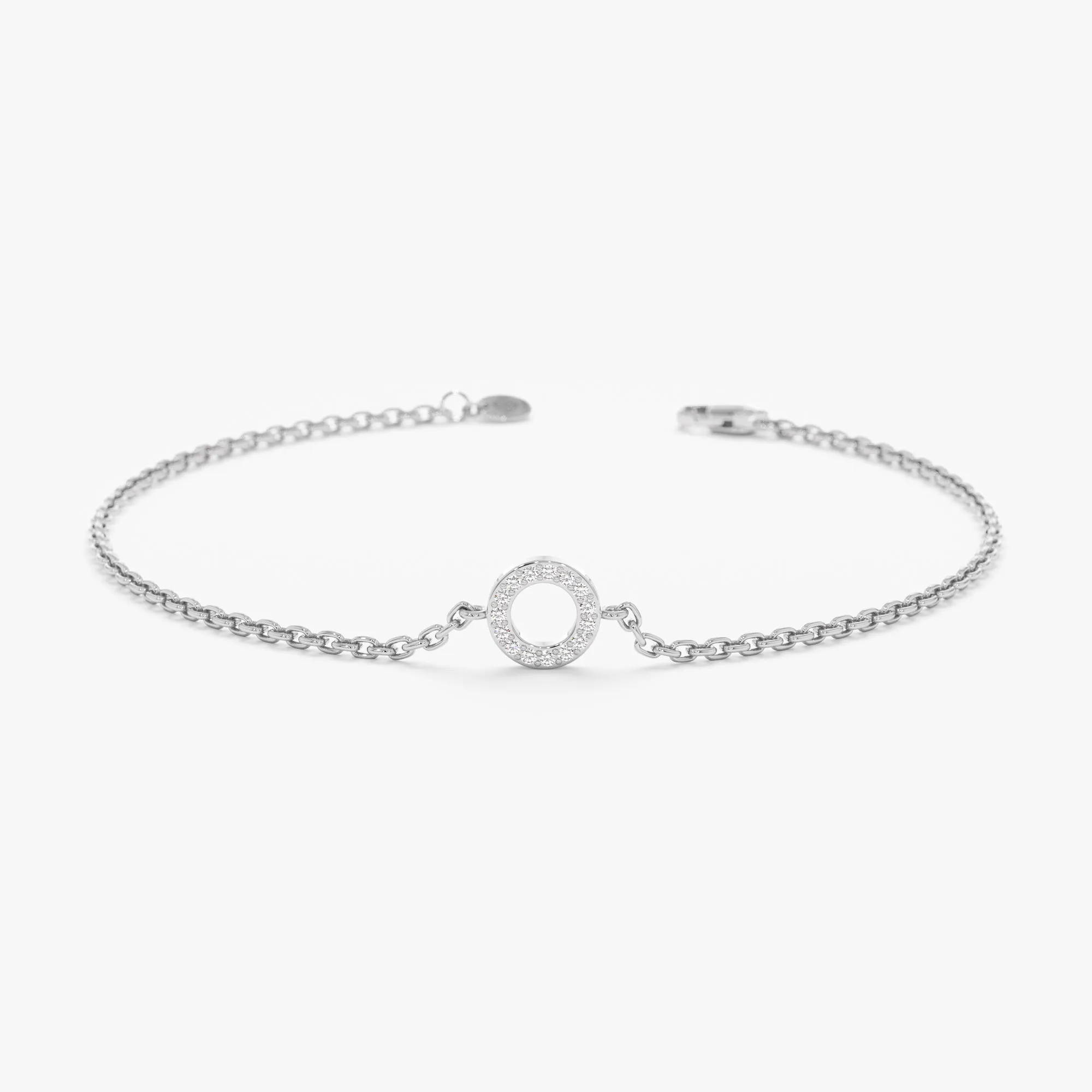 Circle Diamond Bracelet, Lola