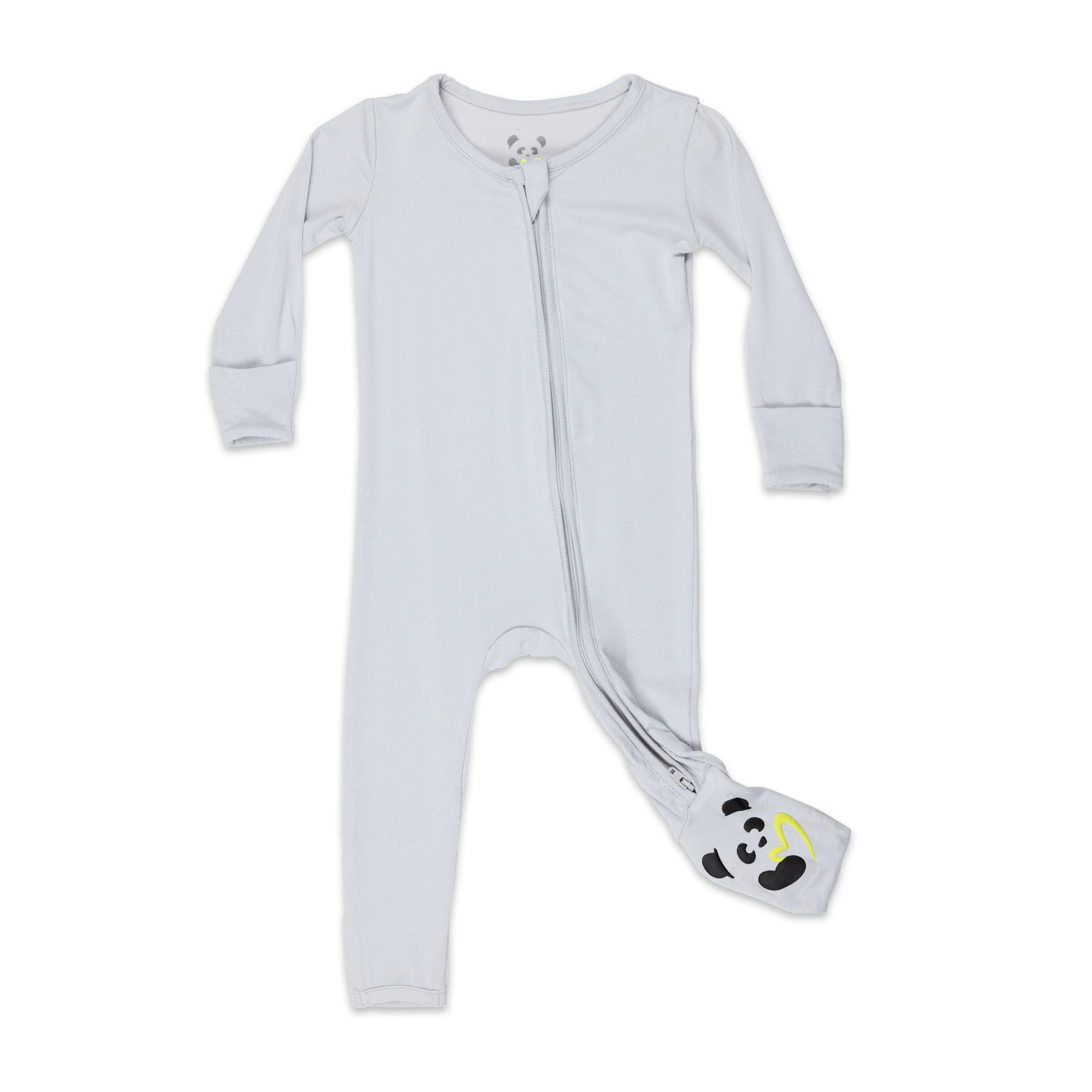 Cloud Grey Bamboo Convertible Footie