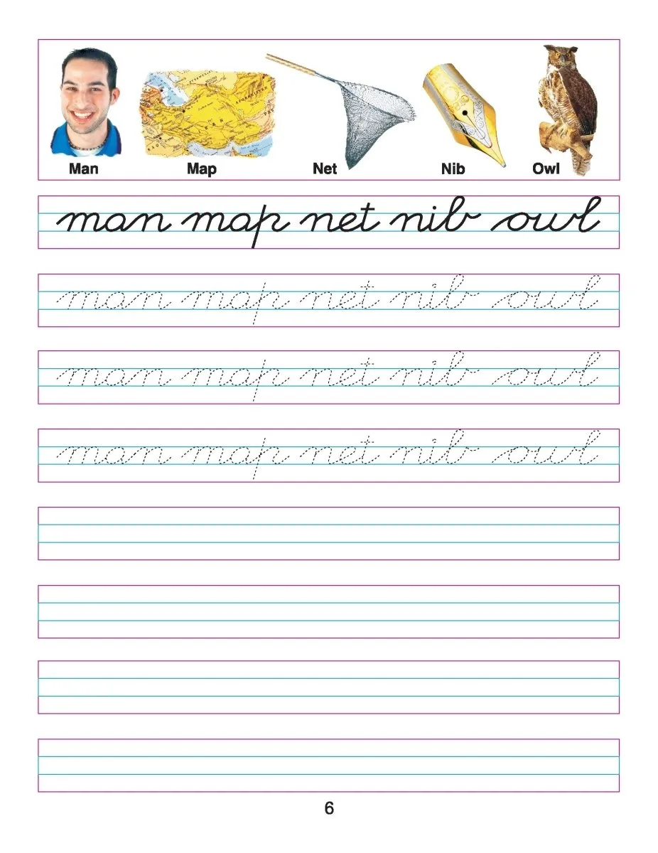 Dreamland Publications Cursive Writing Book (Words) Part 2