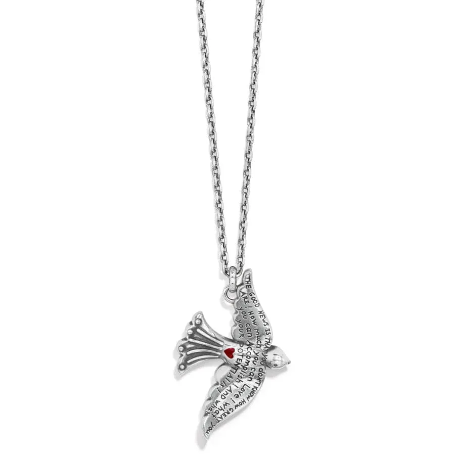 Fashionista Dove Pendant Necklace