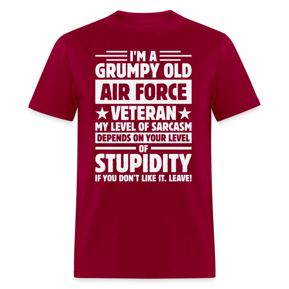 Grumpy Old Air Force Veteran T-Shirt