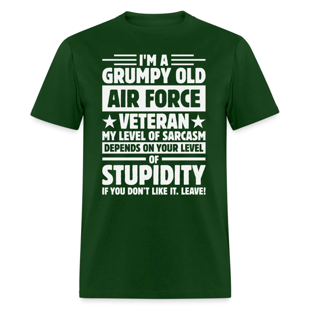 Grumpy Old Air Force Veteran T-Shirt