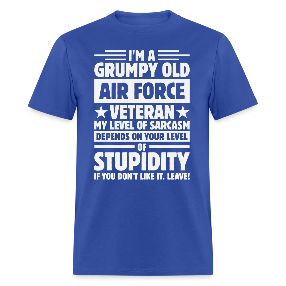 Grumpy Old Air Force Veteran T-Shirt