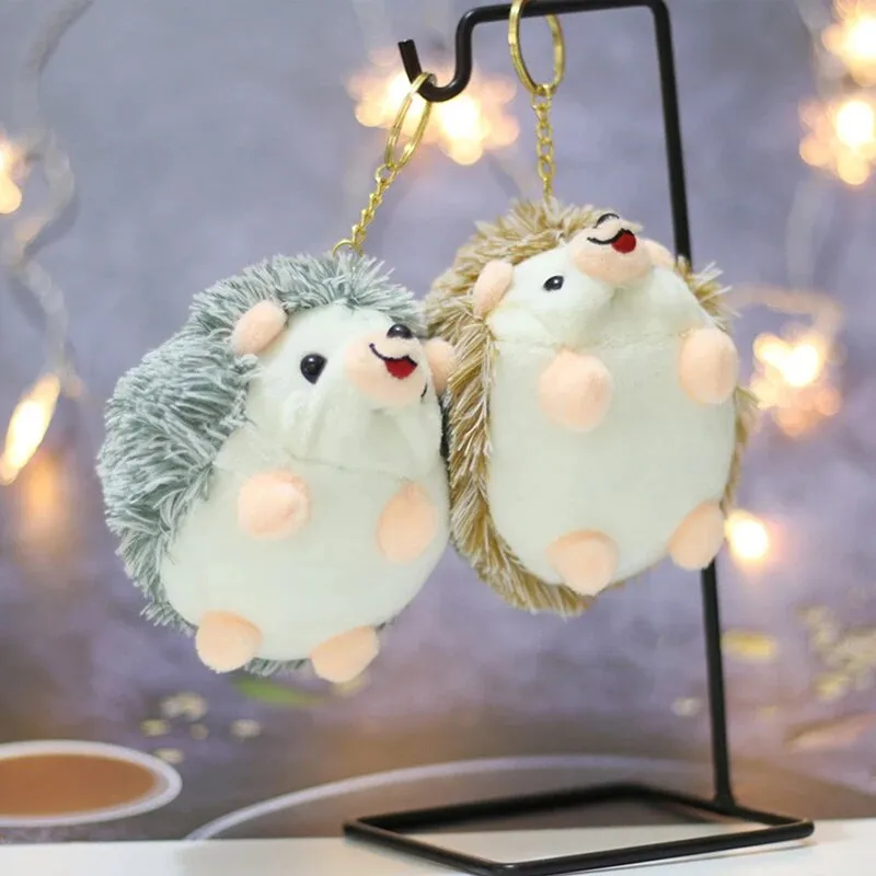 Hedgehog Plushie Keychains