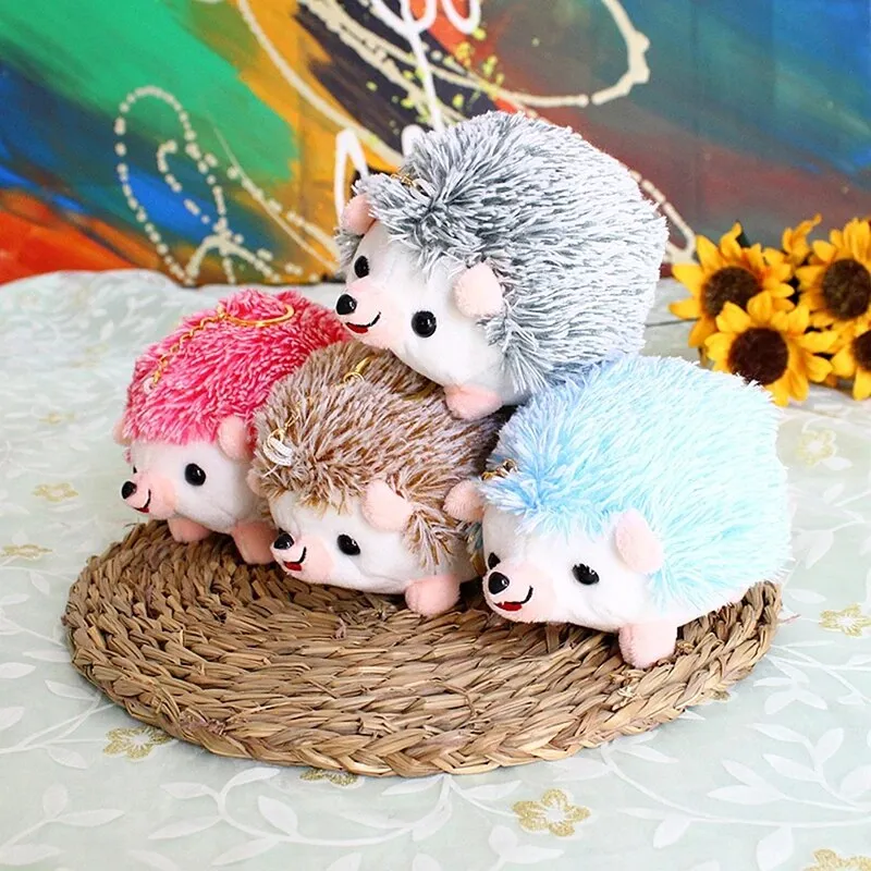 Hedgehog Plushie Keychains