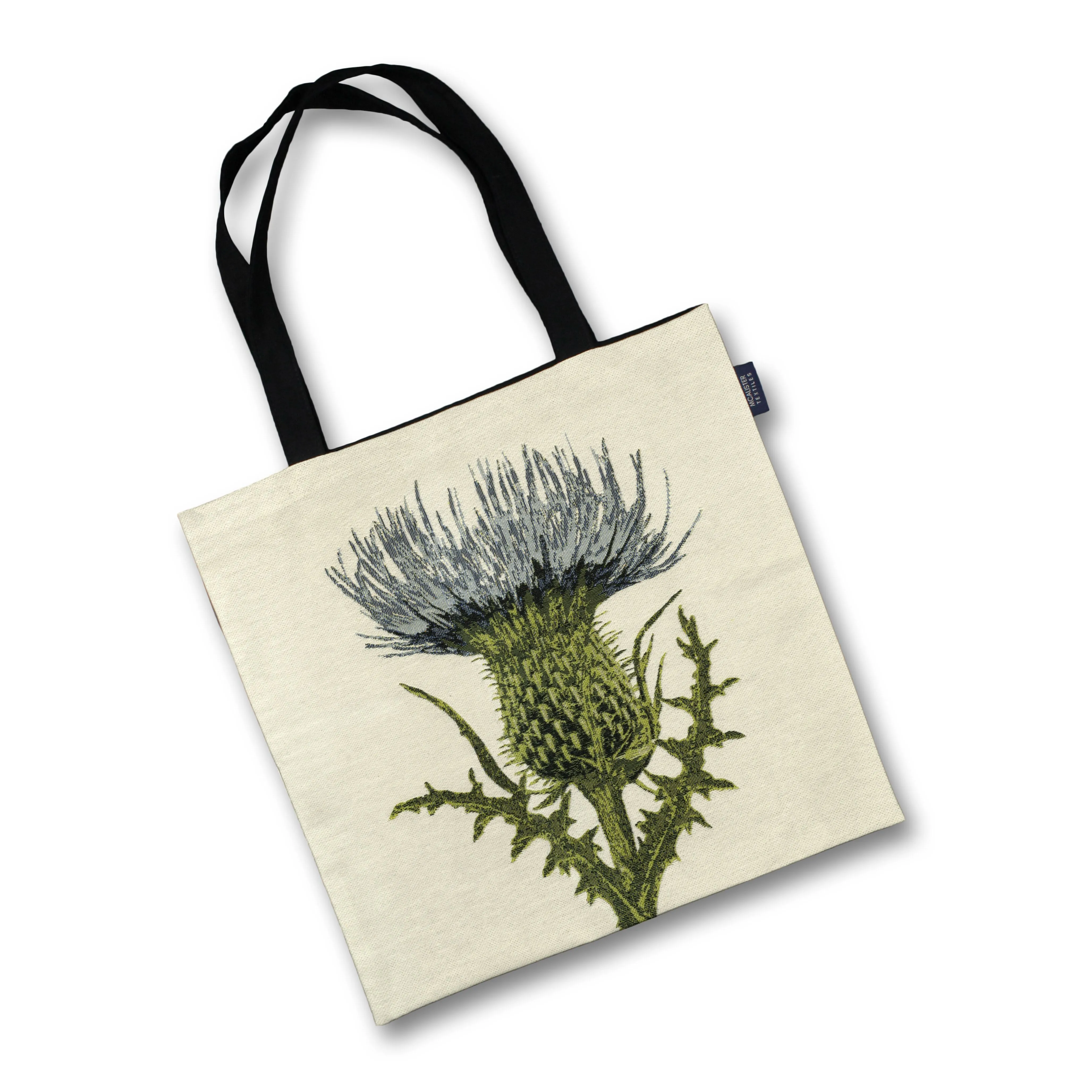 Highland Thistle Tapestry Tote Bag