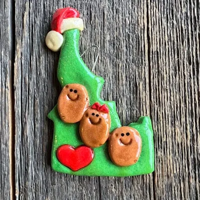 Idaho Potato Family Christmas Ornament