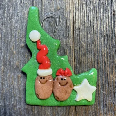 Idaho Potato Family Christmas Ornament