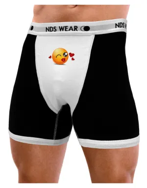 Kissy Face Emoji Girl Mens Boxer Brief Underwear