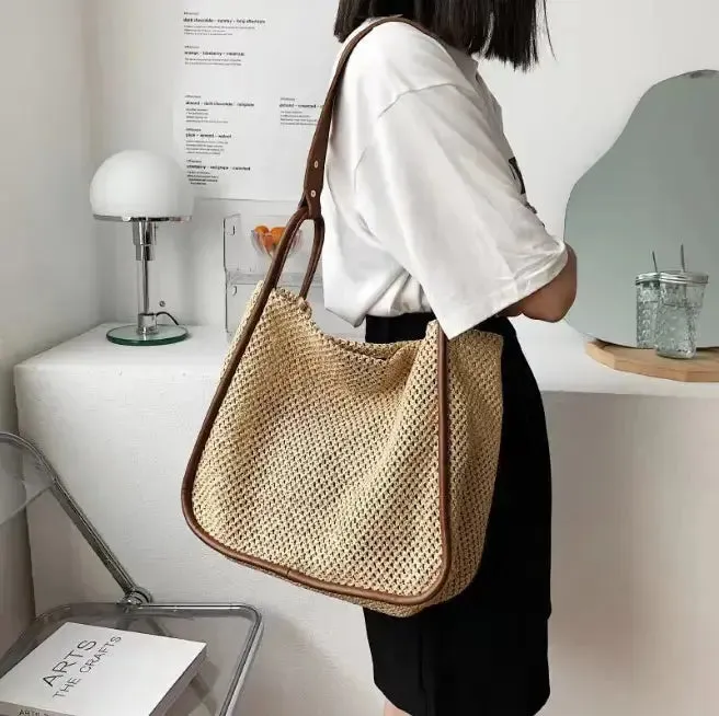 Large Straw Bag