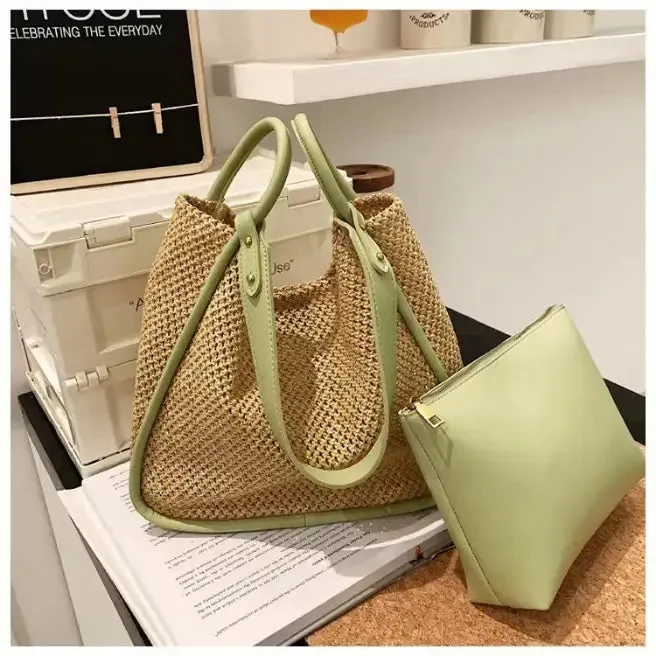 Large Straw Bag