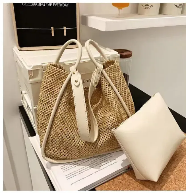 Large Straw Bag