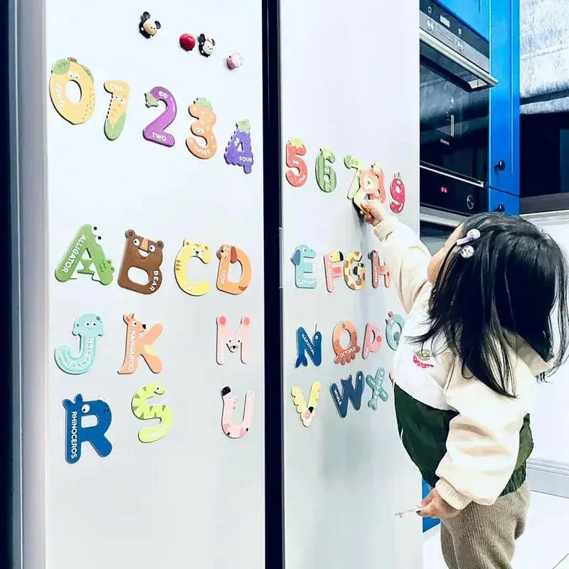 Magnetic Fridge Letters And Numbers For Kids