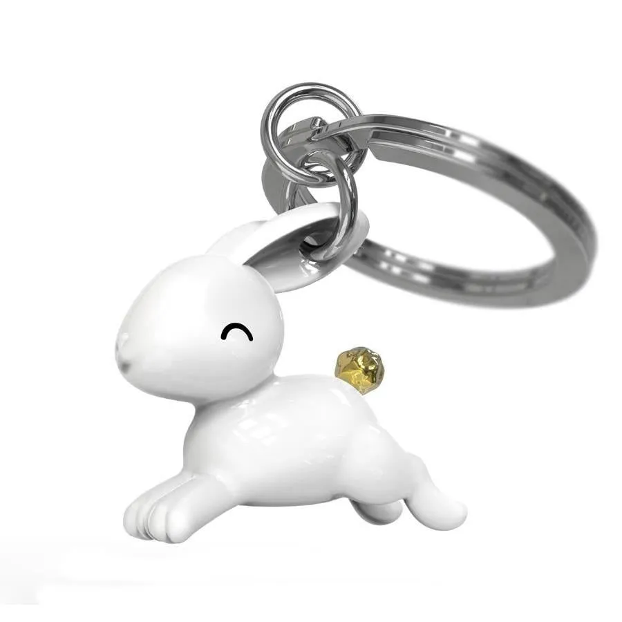 Metalmorphose Keychain - Jumping Bunny Key Ring