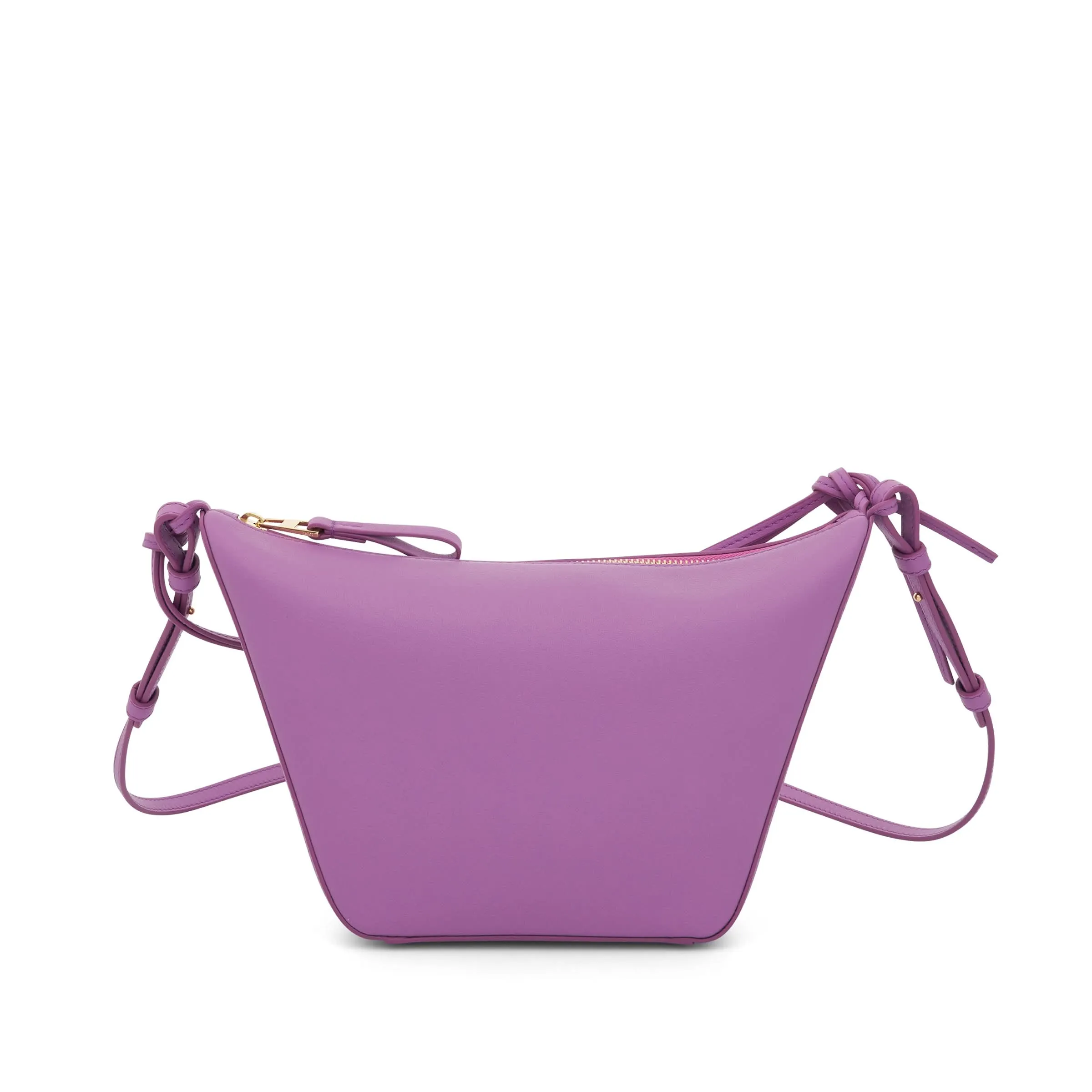 Mini Hammock Hobo Bag in Classic Calfskin in Rockrose