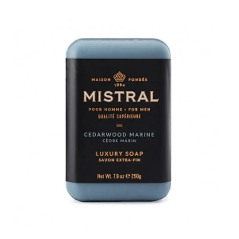 Mistral Men's Cedarwood Marine Bar Soap