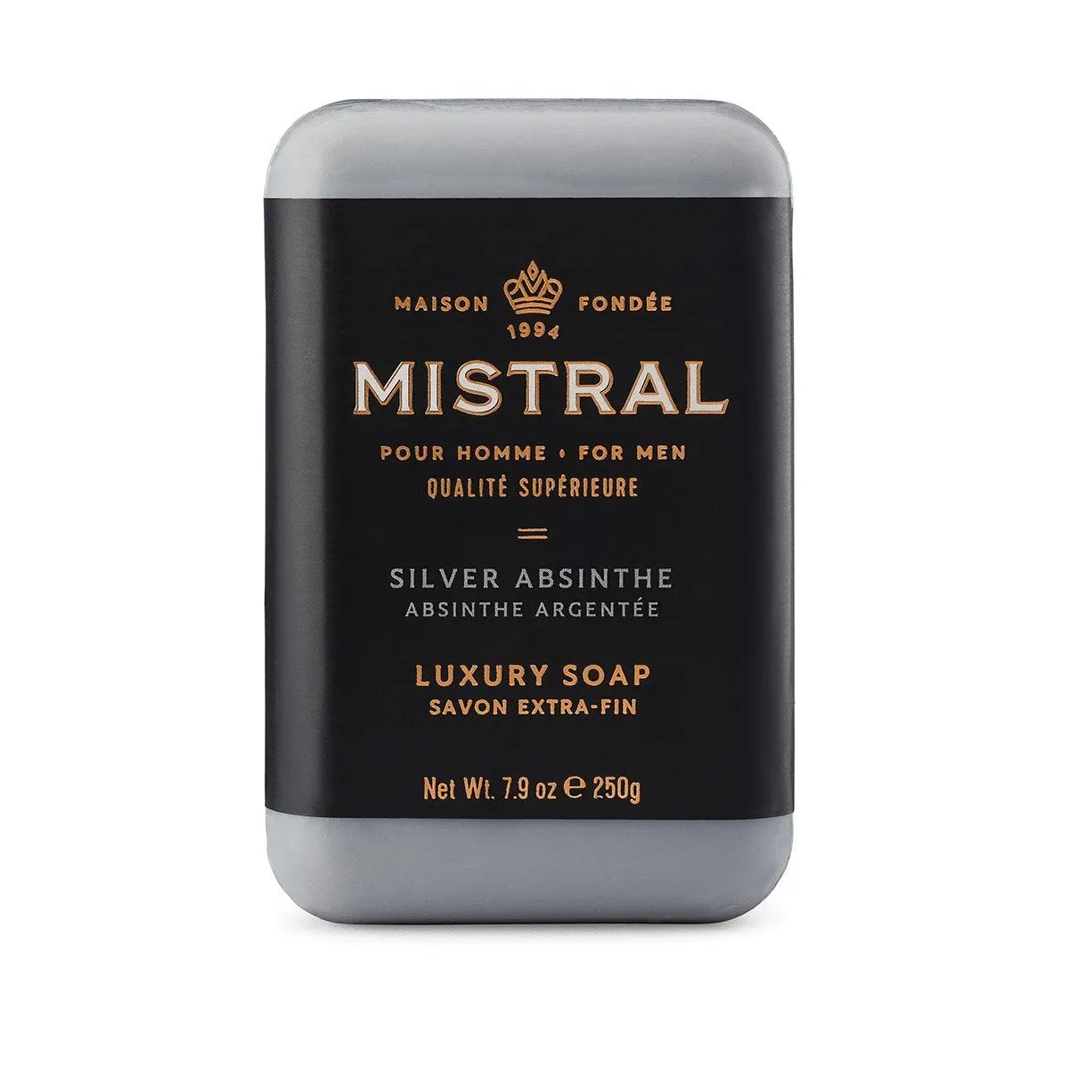 Mistral Men's Silver Absinthe Bar Soap