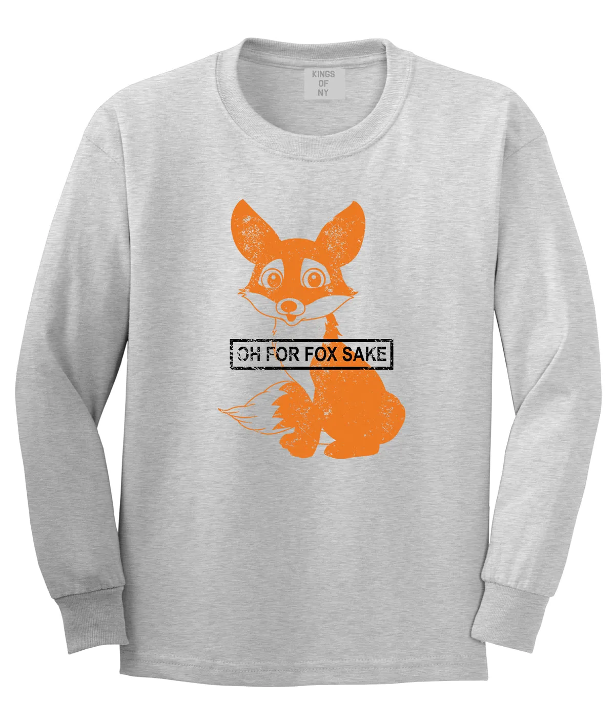 Oh For Fox Sake Mens Long Sleeve T-Shirt