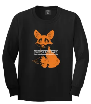 Oh For Fox Sake Mens Long Sleeve T-Shirt