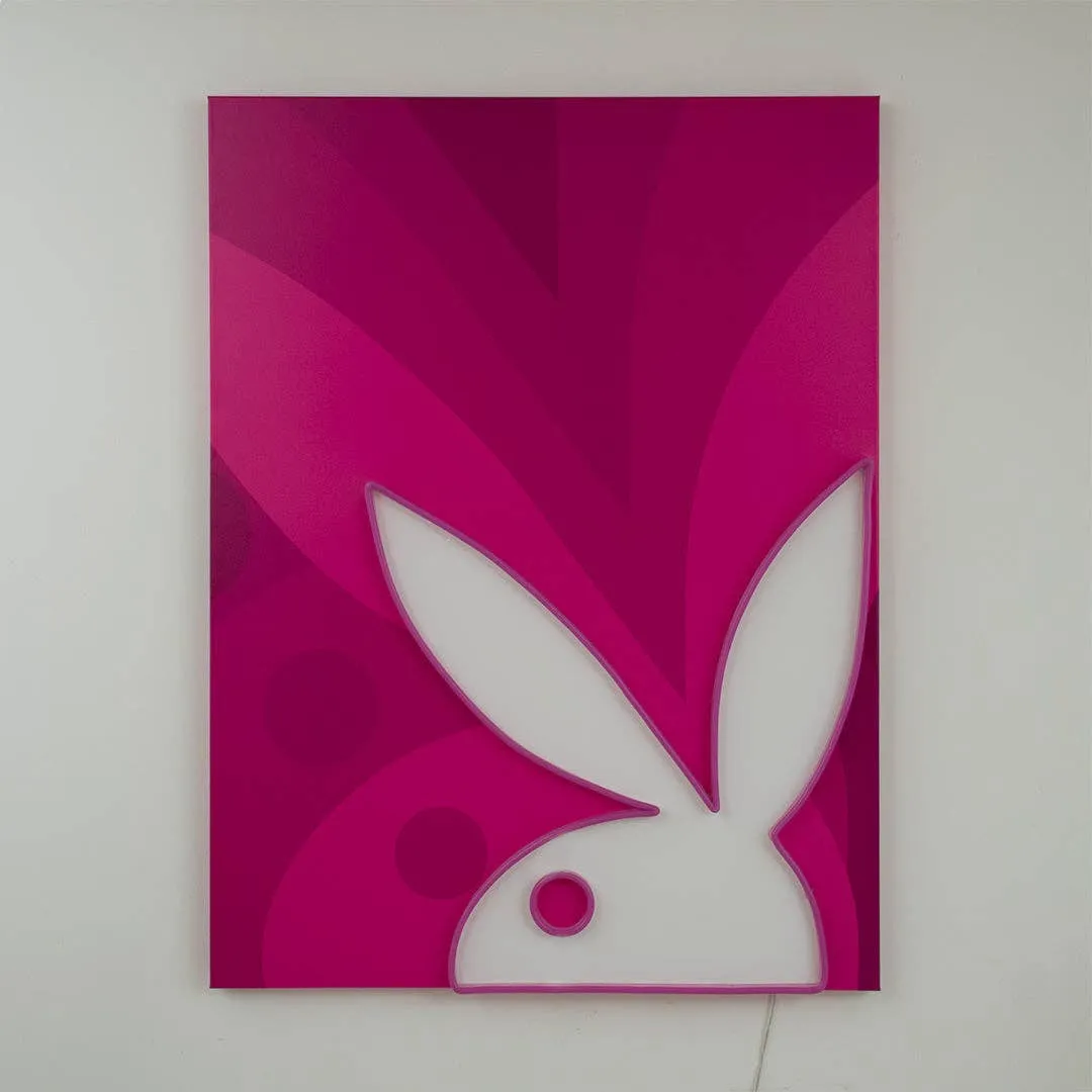 Playboy Echo Bunny Led Neon Painting