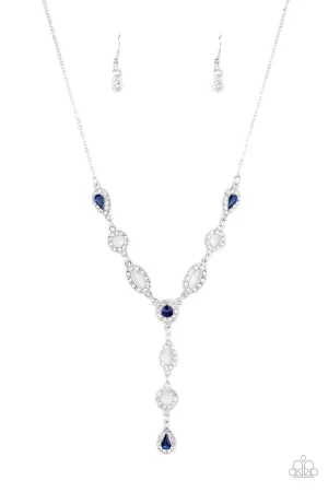 Royal Redux - Blue Necklace - Paparazzi Accessories